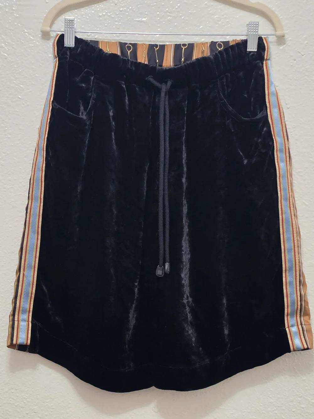 Gucci  Velvet And Silk Shorts, L